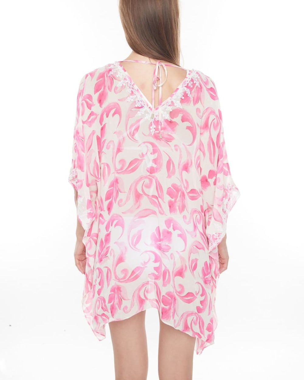Martine Kaftan - Bright Floral Fuschia - Cover-up