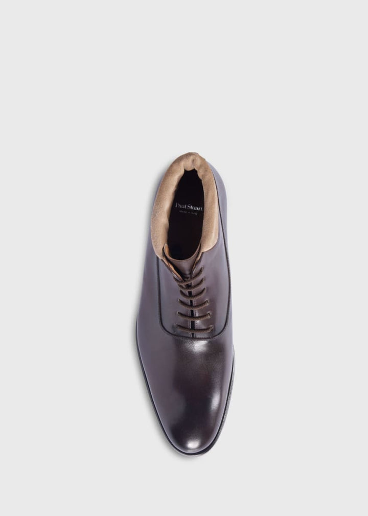 Matteo Lace Up Boot - Dark Brown - Boots