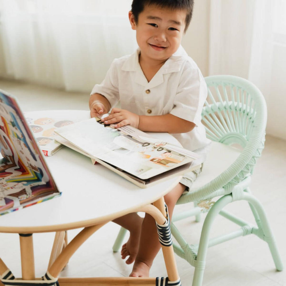 Maya Kids Chair - Mint Green - FINAL SALE - ONE SIZE - Chair