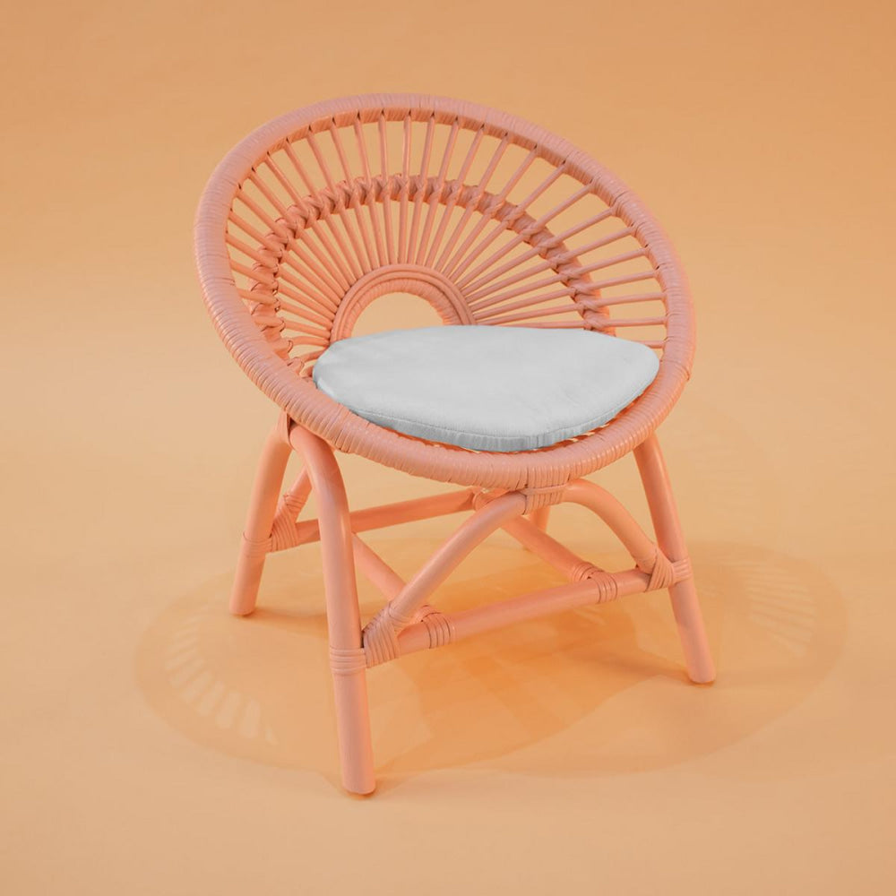 Maya Kids Chair - Peach Pink - FINAL SALE - ONE SIZE - Chair