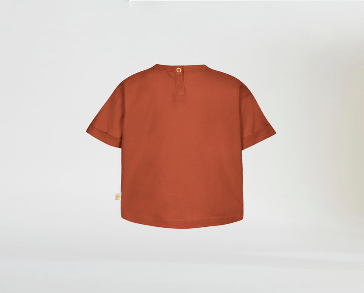 Organic Cotton Tee - Rust