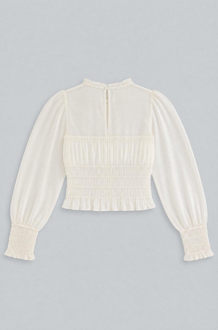Corset Blouse - Ivory