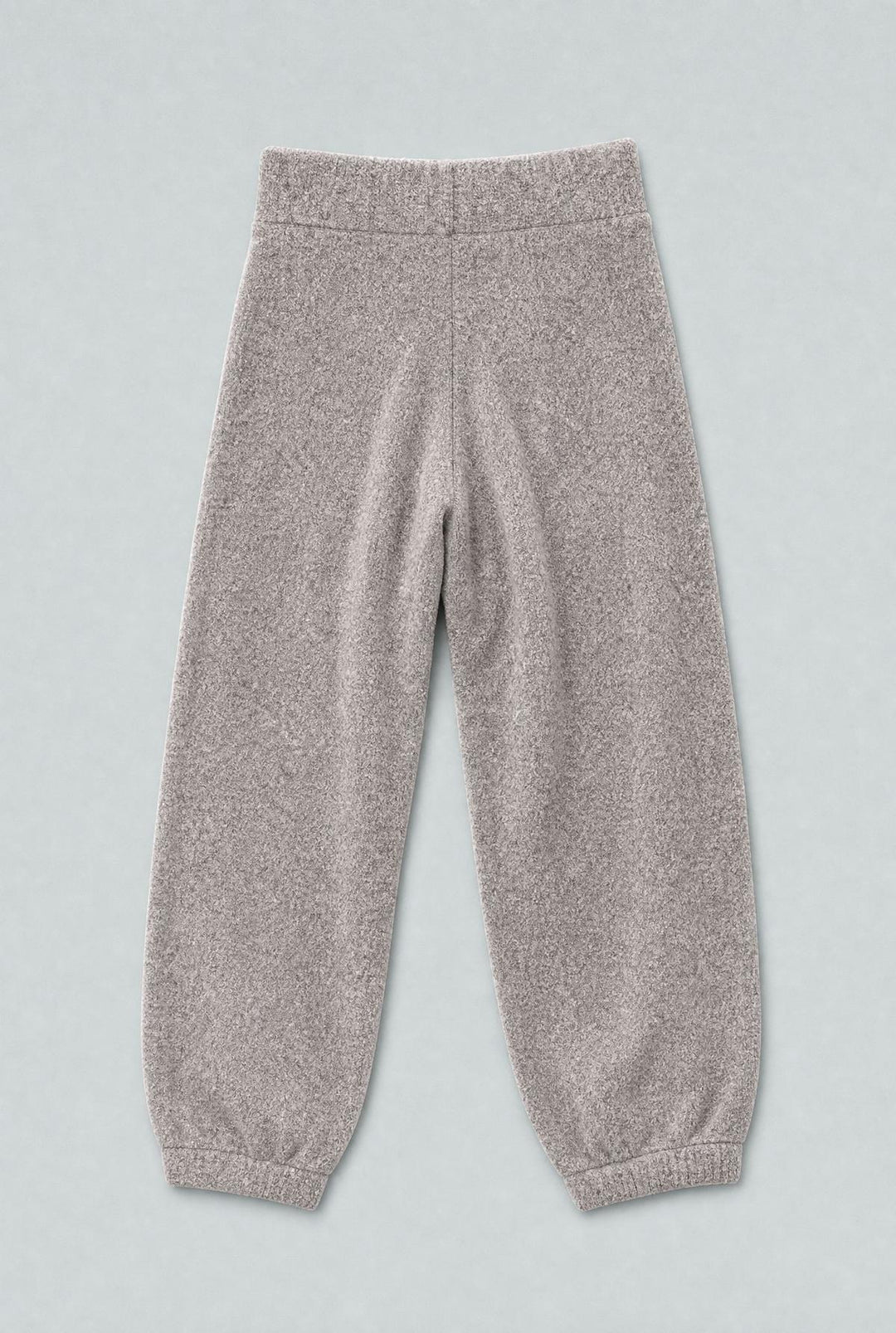 Balloon Leg Sweater Pants - Heather Gray