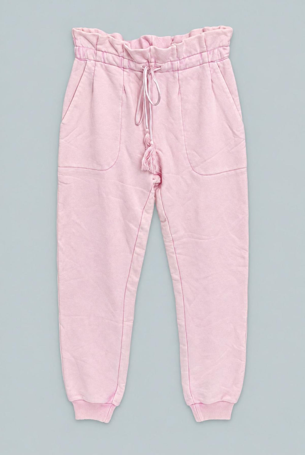 Meghan Paperbag Sweatpants - Pink - Sweatpant