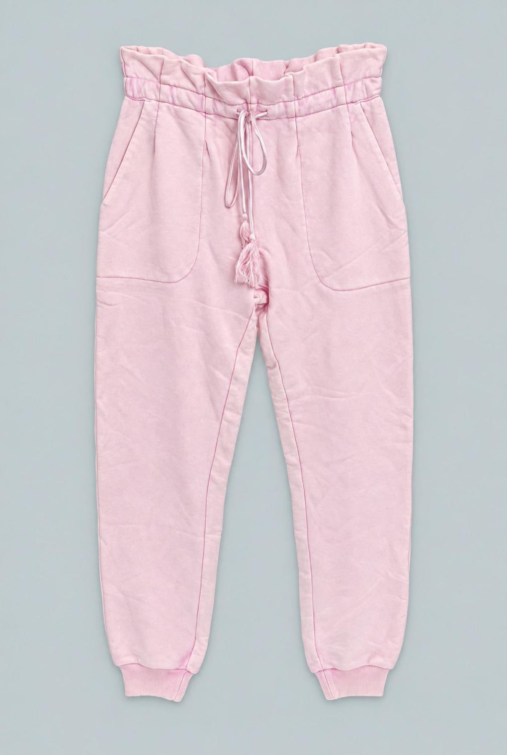 Meghan Paperbag Sweatpants - Pink - Sweatpant