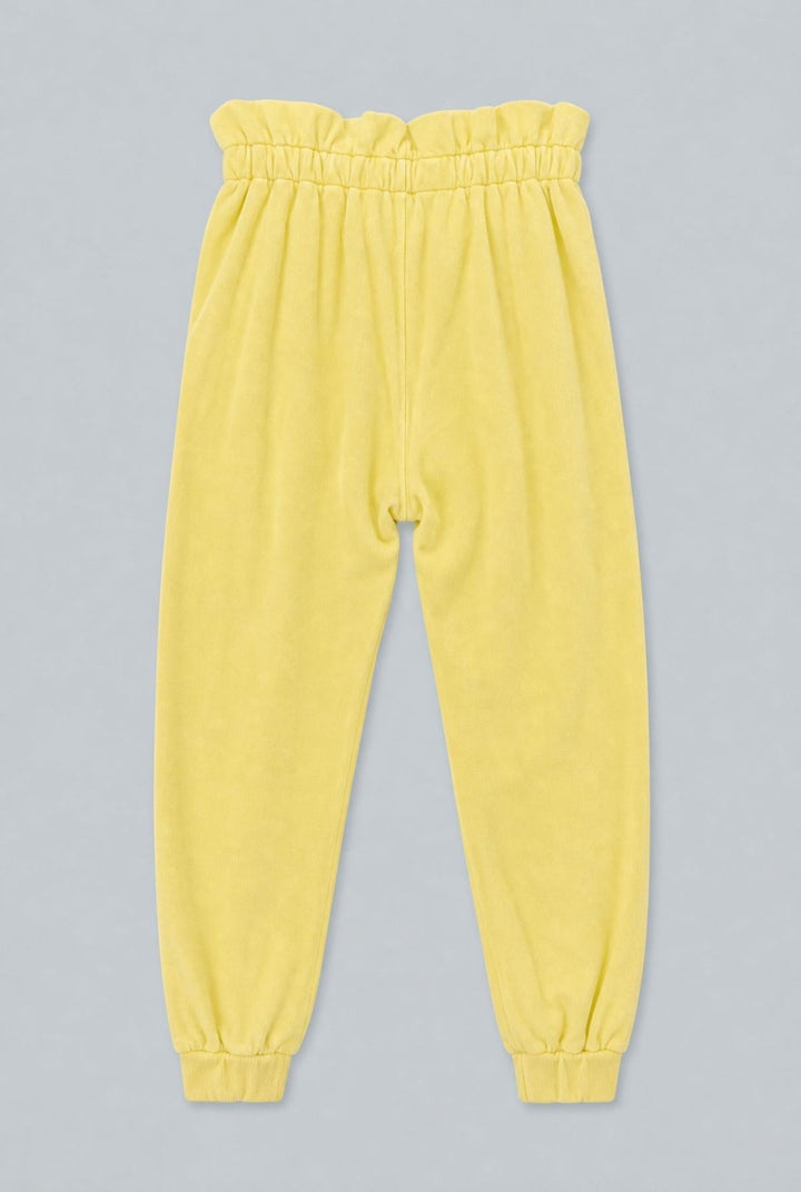 Meghan Paperbag Sweatpants - Yellow - Sweatpant