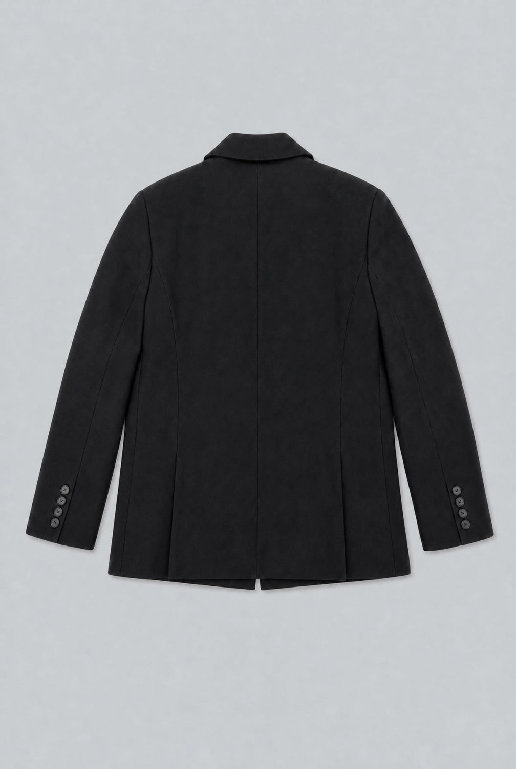 Melange Oversized Blazer - Black - Blazer