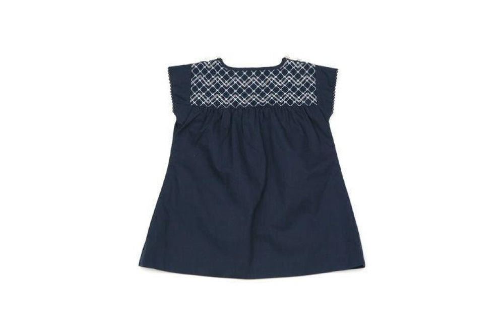 Melinda (Set Blouse + Bloomer) - Navy - Blouse