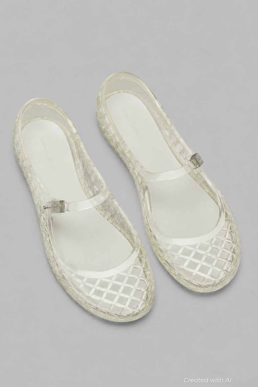 Mellow Mary Jane Jelly - Clear/Silver - US 7 (UK 5) - Mary Jane