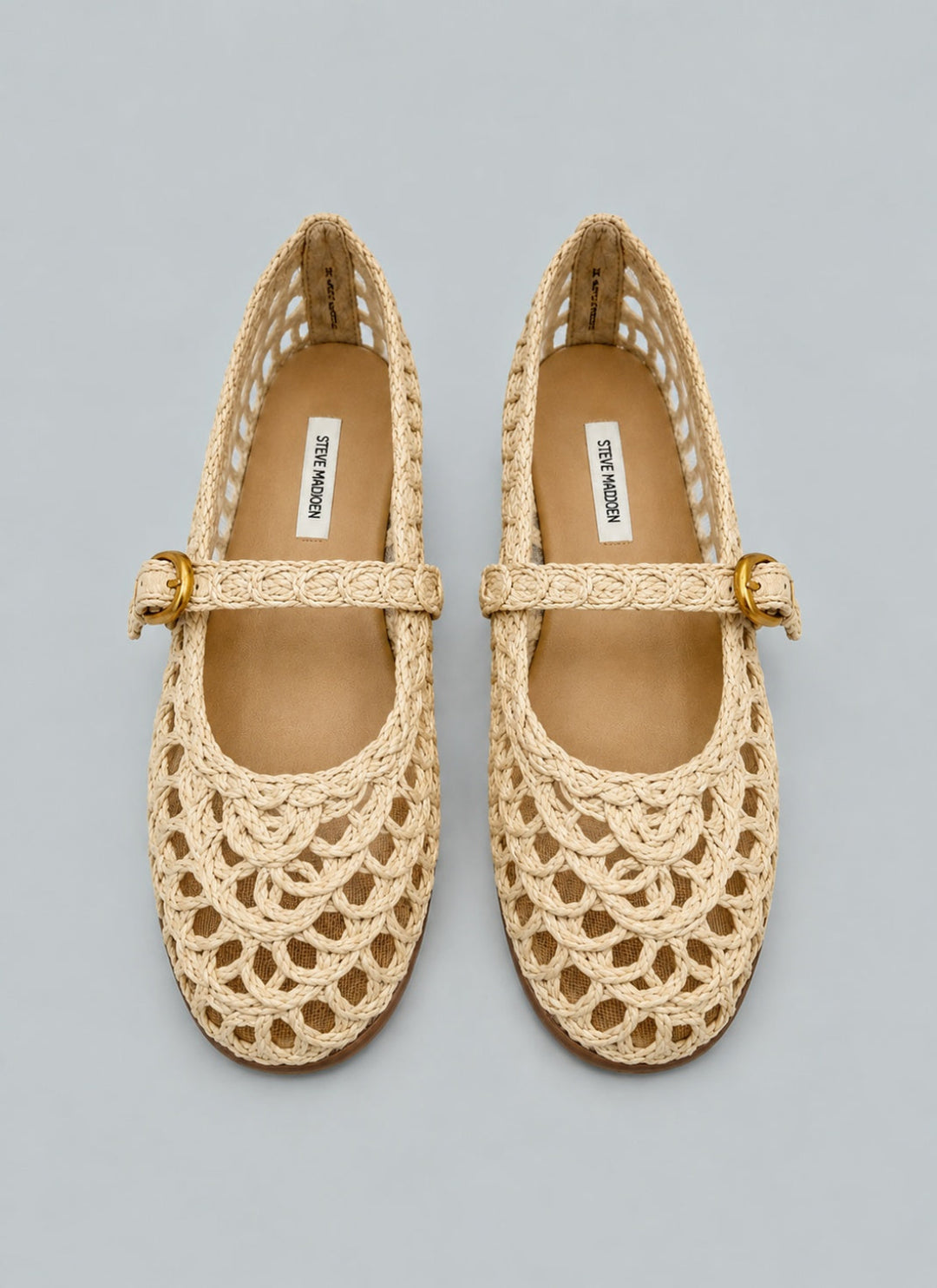 Melody Flats - Natural Raffia - 8 - Flats
