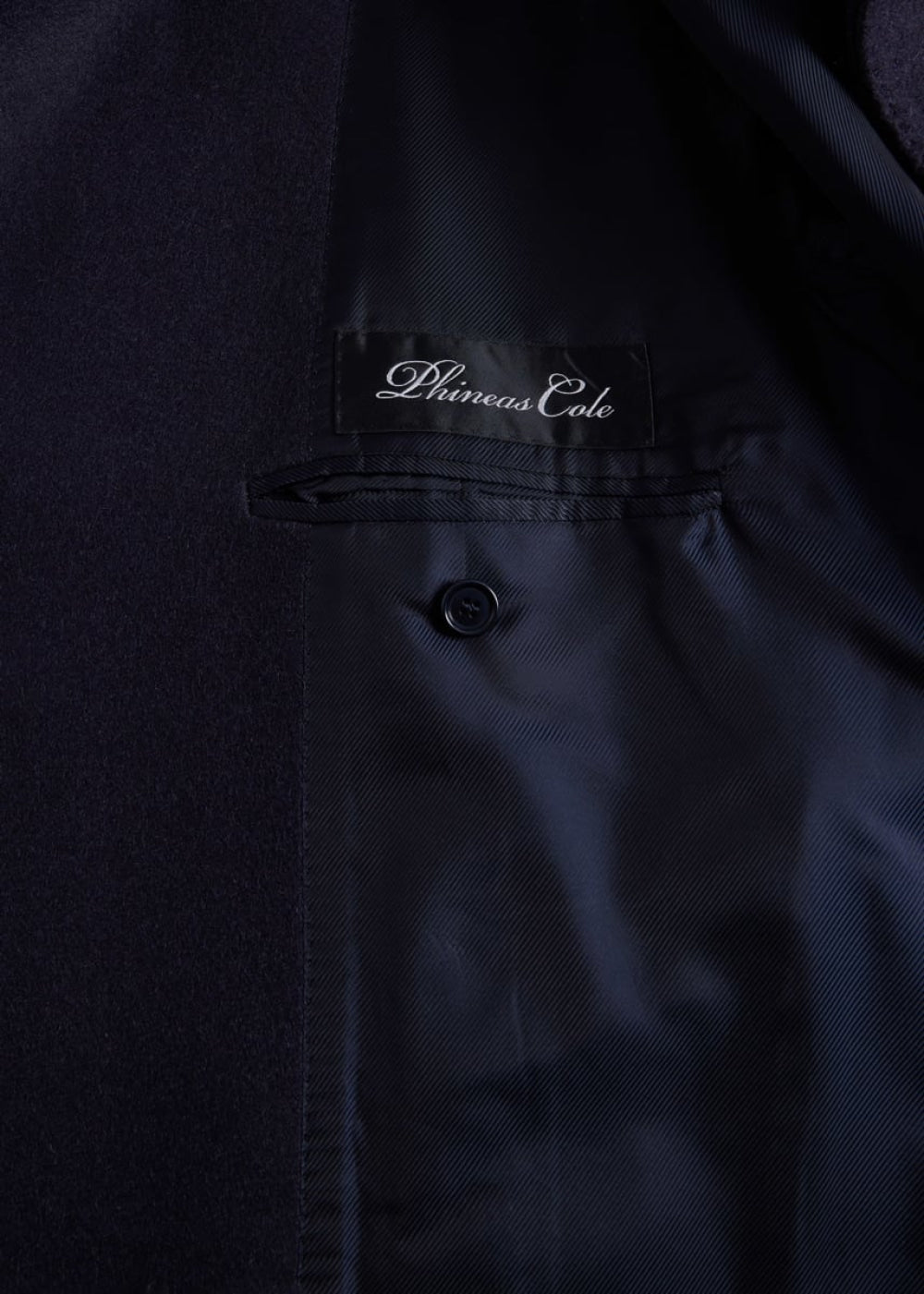 Melton Cashmere Short Outer Jacket - Midnight - Jacket