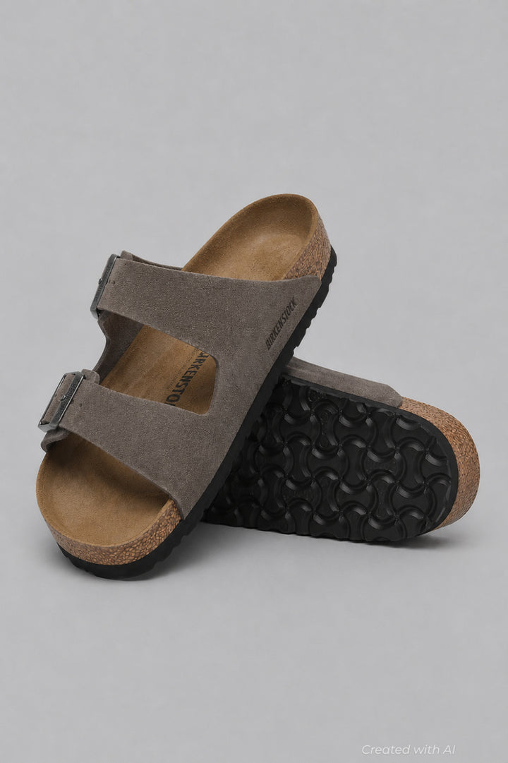Men’s Arizona Sandals - Gray Suede - US M 11 - Sandal