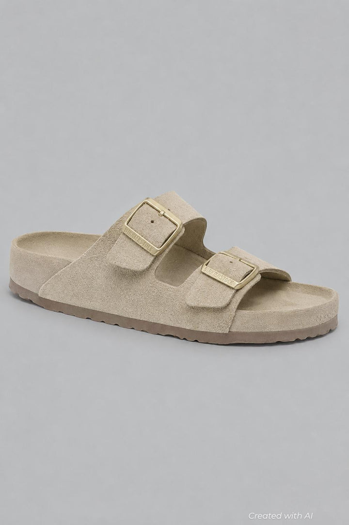 Men’s Arizona Slide Sandals Exclusive - Beige - 9 9.5US / 42EU - Sandal