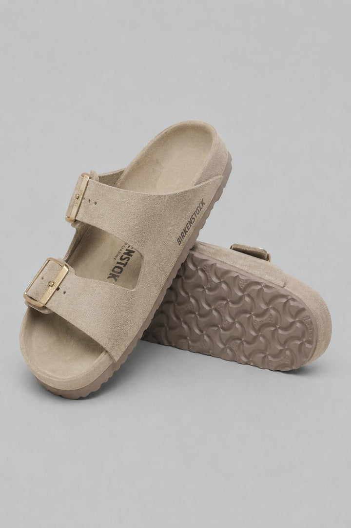 Men’s Arizona Slide Sandals Exclusive - Beige - 9 9.5US / 42EU - Sandal