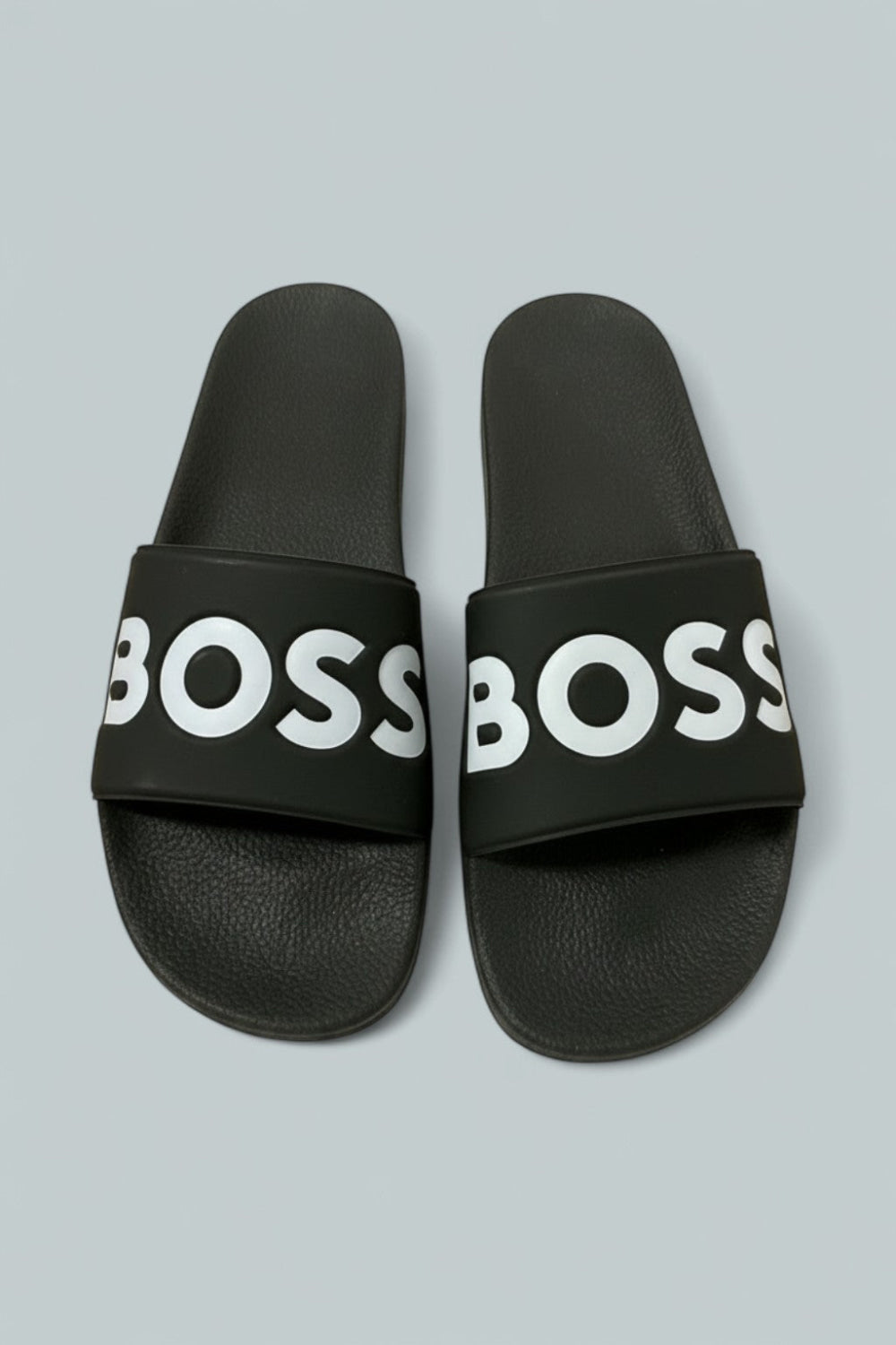 Men’s Aryeh Black Slide Sandals - Black - 13 - Sandals