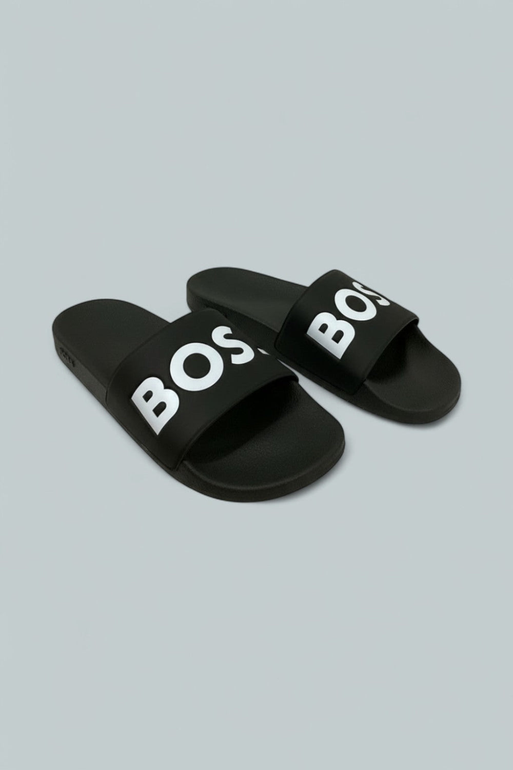 Men’s Aryeh Black Slide Sandals - Black - 13 - Sandals