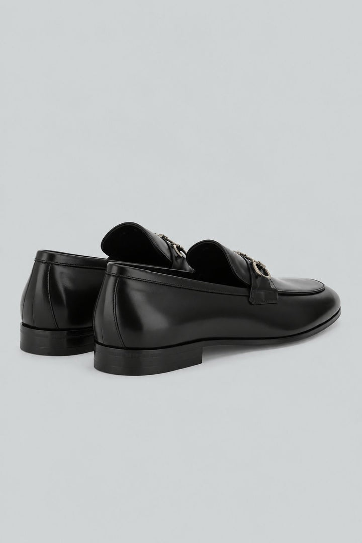 Men’s Balty Gancini Leather Loafers - Black - 9.5 - Loafers