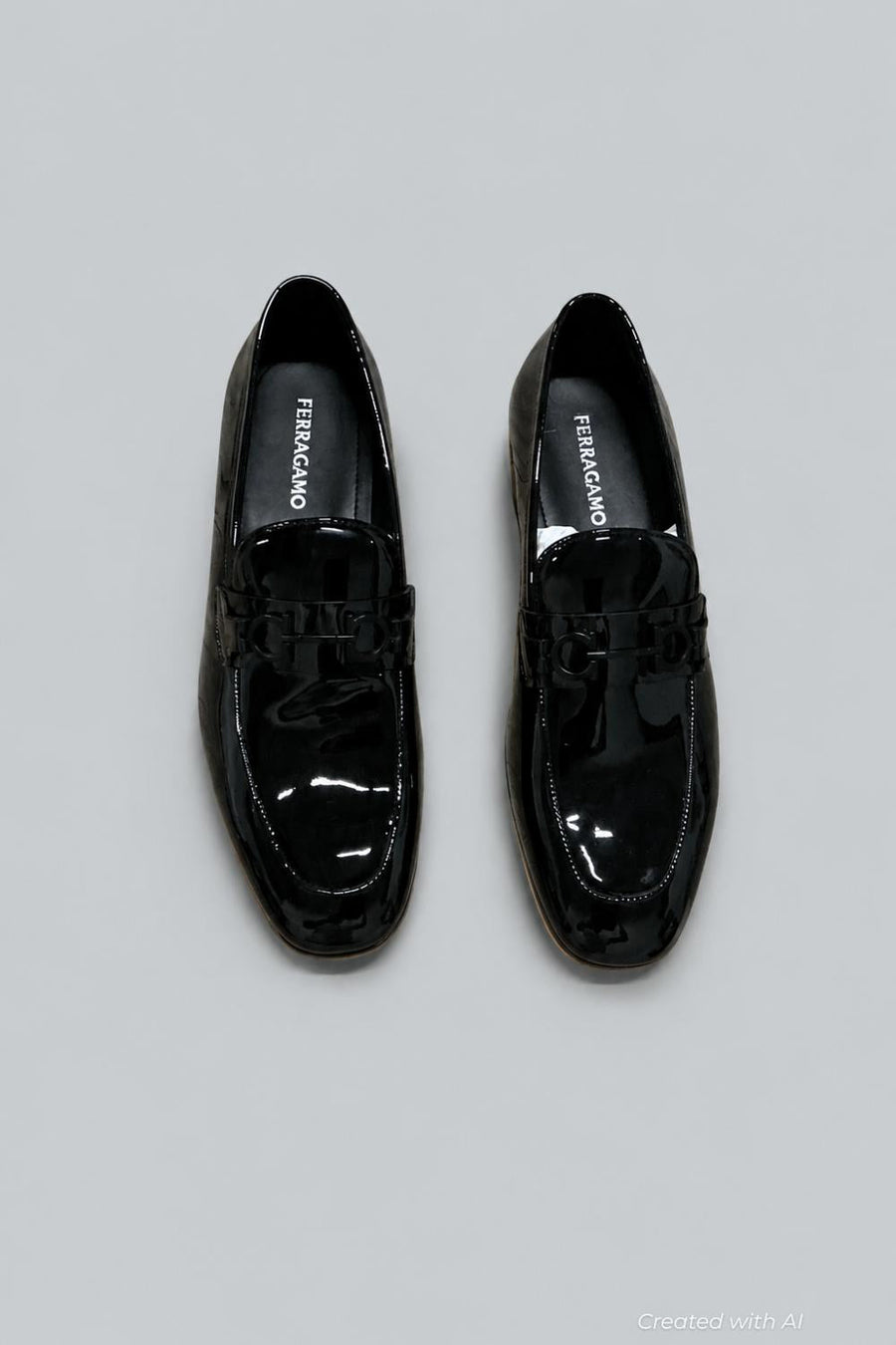 Men’s Baltyver Patent Leather Loafers - Nero - Loafers
