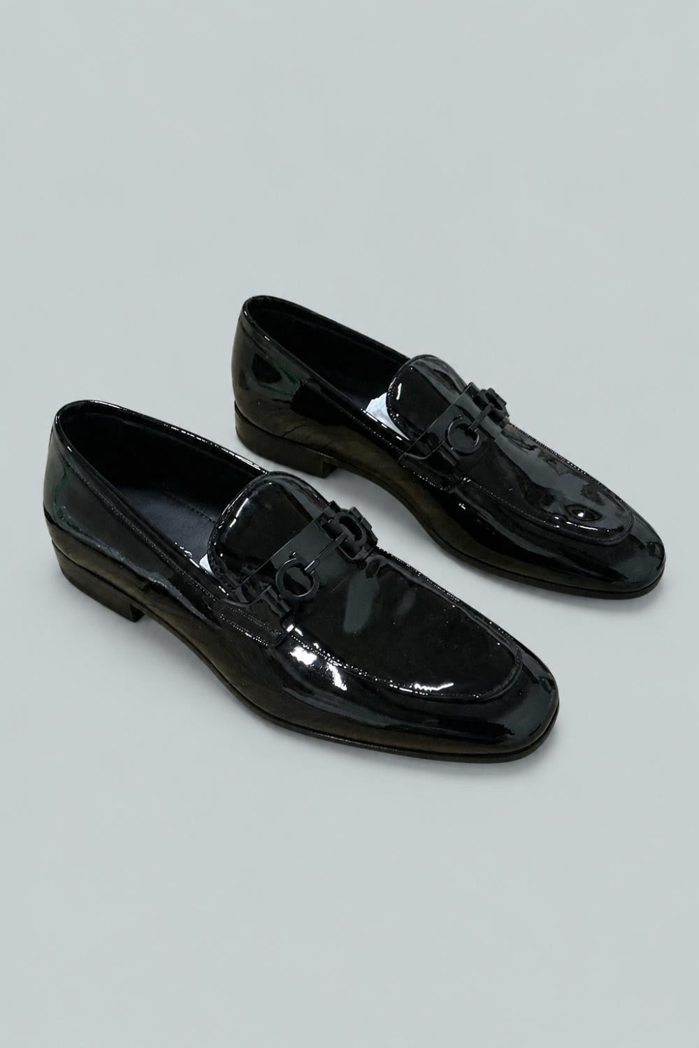 Men’s Baltyver Patent Leather Loafers - Nero - Loafers
