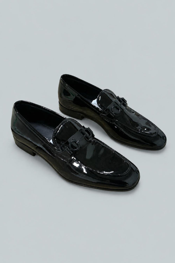 Men’s Baltyver Patent Leather Loafers - Nero - Loafers