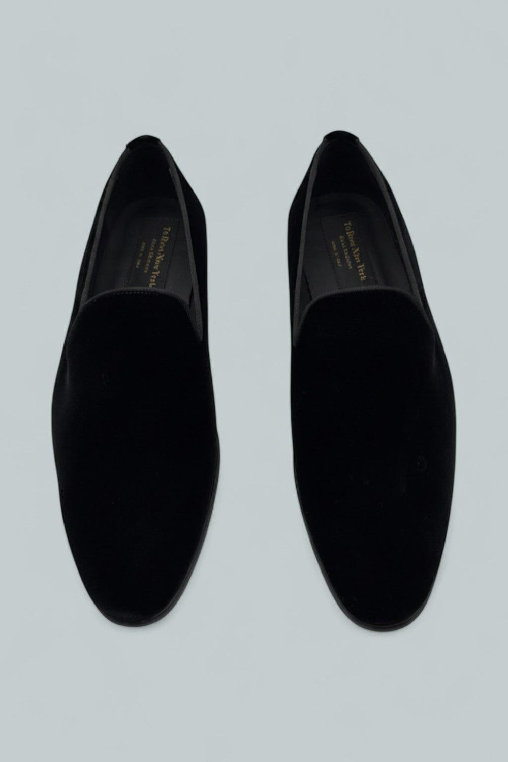 Men’s Bolton Velvet Smoking Loafers - Black - 11 - Loafers