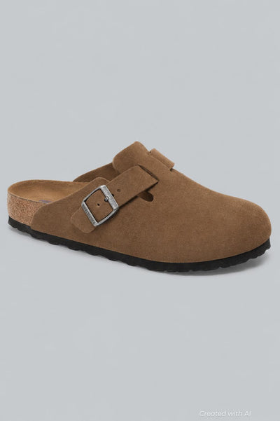Men’s Boston Clogs - Light Brown - 11 11.5US / 44EU - Clog