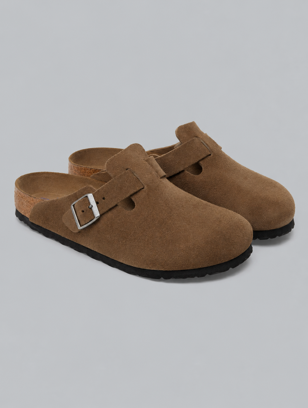 Men’s Boston Clogs - Light Brown - 11 11.5US / 44EU - Clog