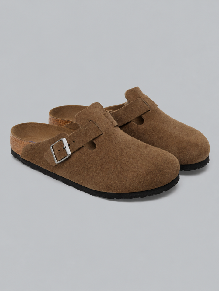 Men’s Boston Clogs - Light Brown - 11 11.5US / 44EU - Clog