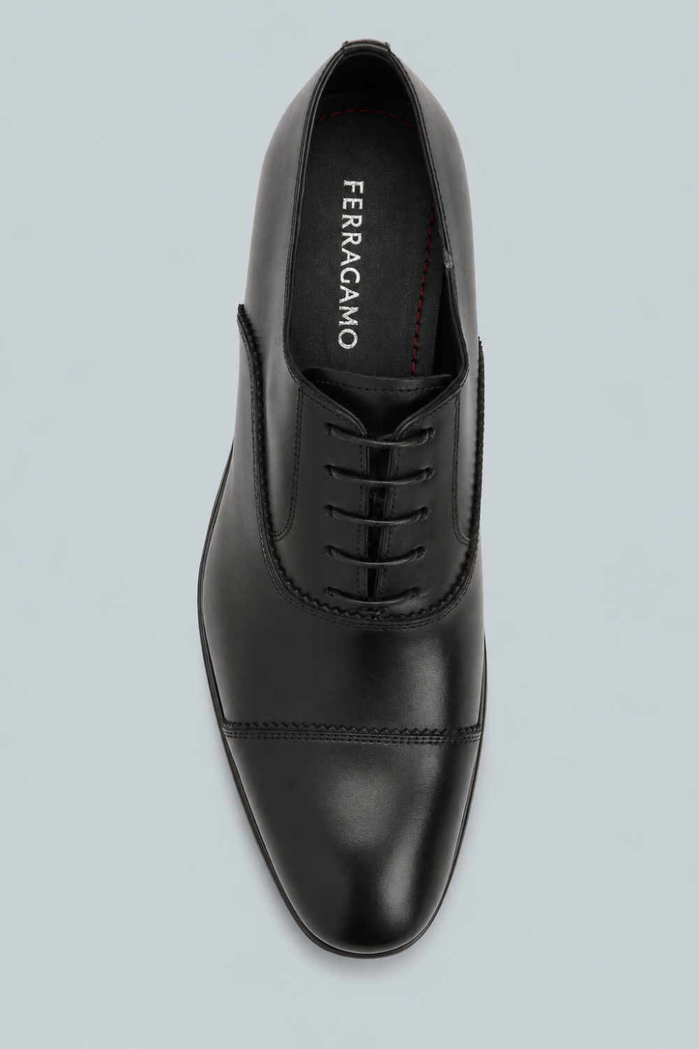 Men’s Boston Leather Cap Toe Oxfords - Nero - 11.5 - Oxford