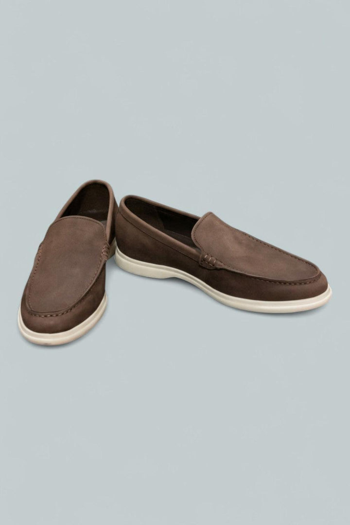 Men’s Casual Slip On Venetian Loafers Exclusive - Brown - Loafers
