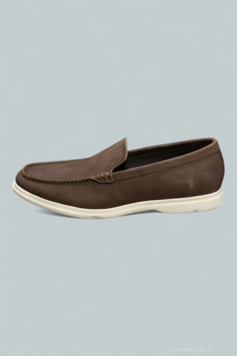 Men’s Casual Slip On Venetian Loafers Exclusive - Brown - Loafers
