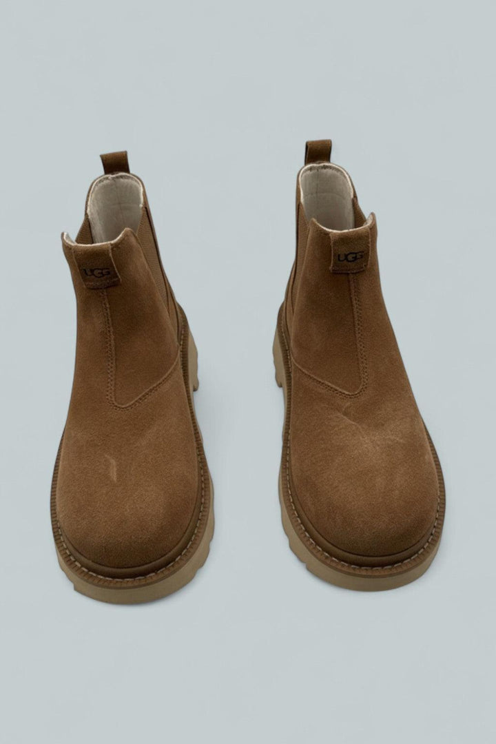 Men’s Chelsea Lug Suede Boots - Chestnut - 10 - Boots
