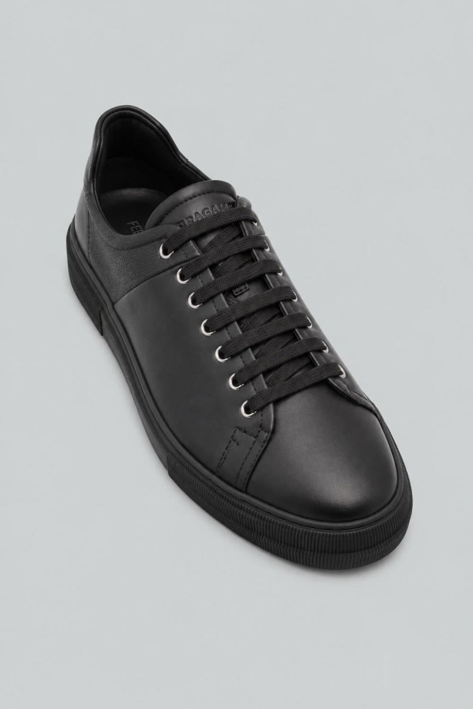 Men’s Clayton Leather Sneakers - Black - 13 - Sneaker