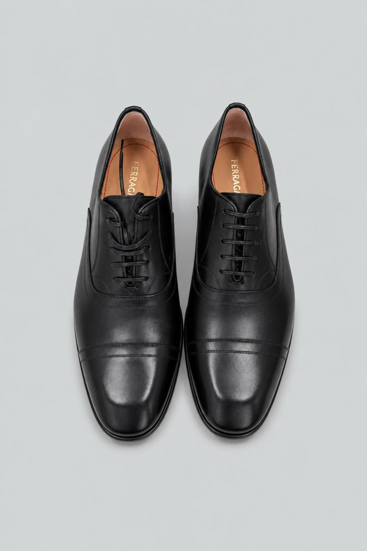 Men’s Cortez Leather Cap Toe Oxfords - Nero - Oxford