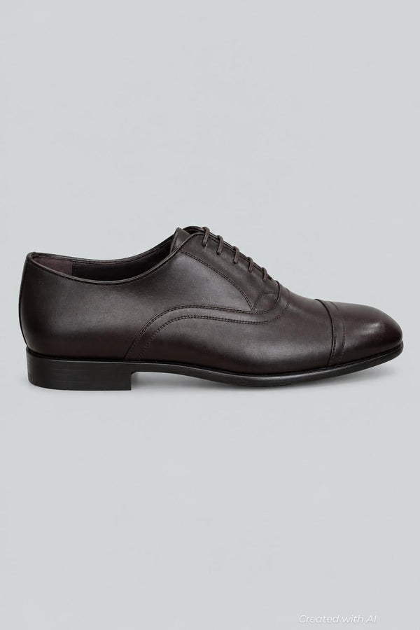 Men’s Cortez Leather Cap Toe Oxfords - Testa Di Moro - Oxford