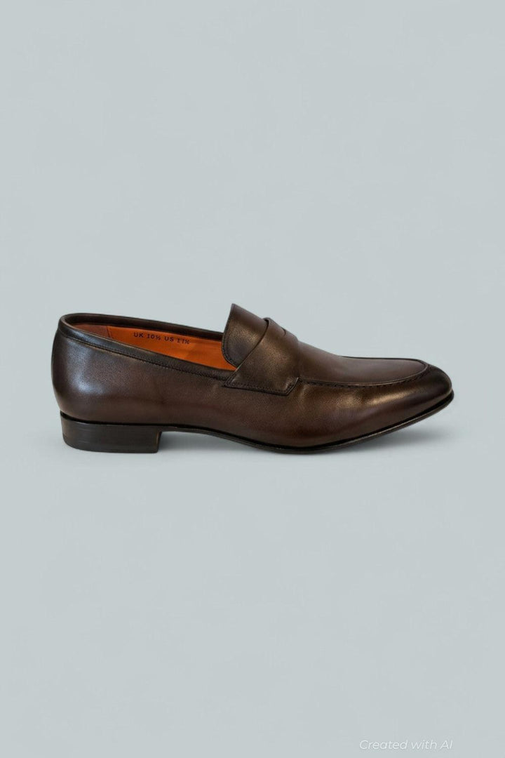 Men’s Darius Penny Loafers - Brown - 10.5 - Loafers