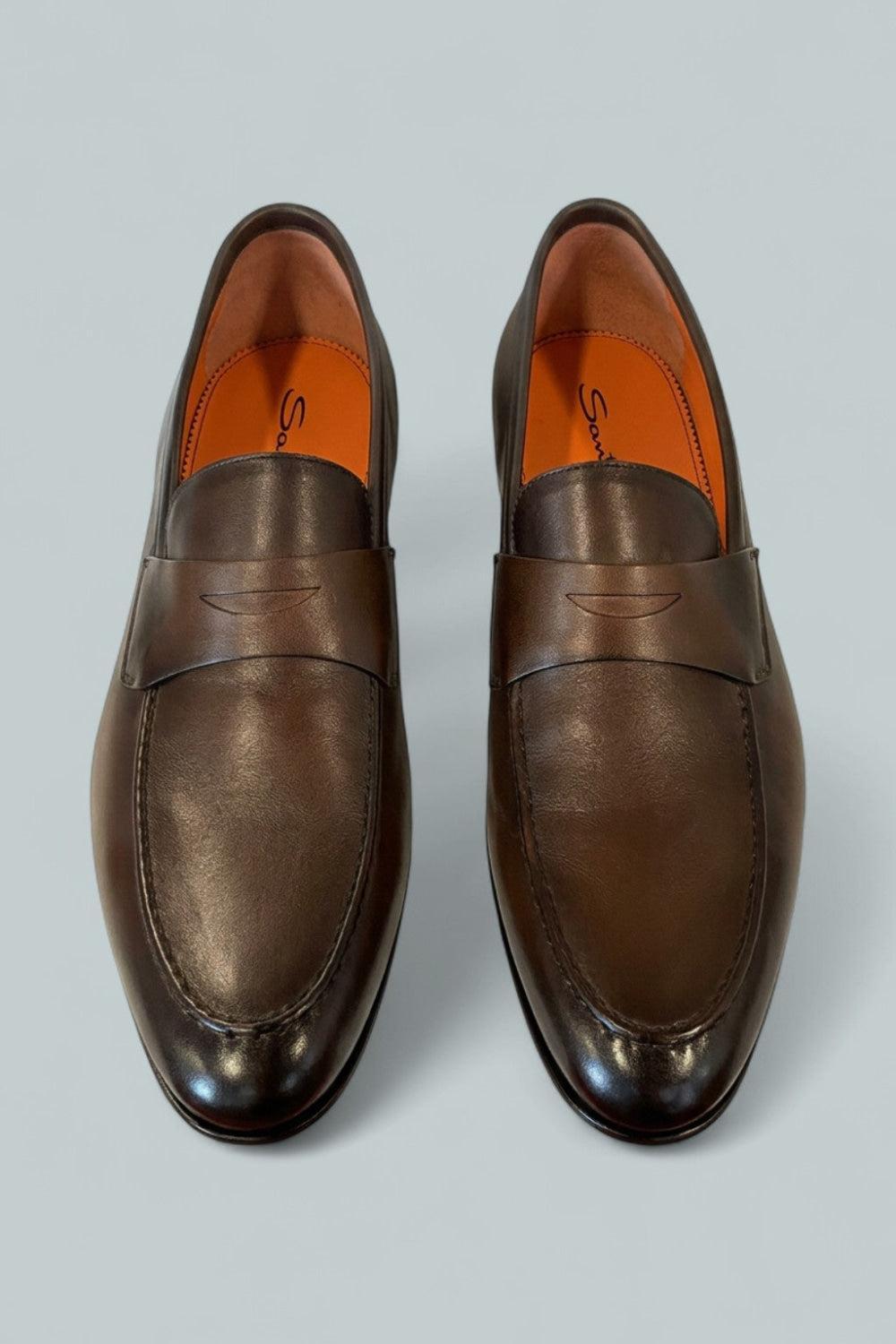 Men’s Darius Penny Loafers - Brown - 10.5 - Loafers