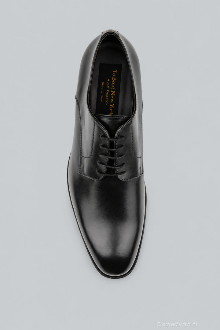 Men’s Davide Plain Toe Oxfords - Black - 10 - Oxford
