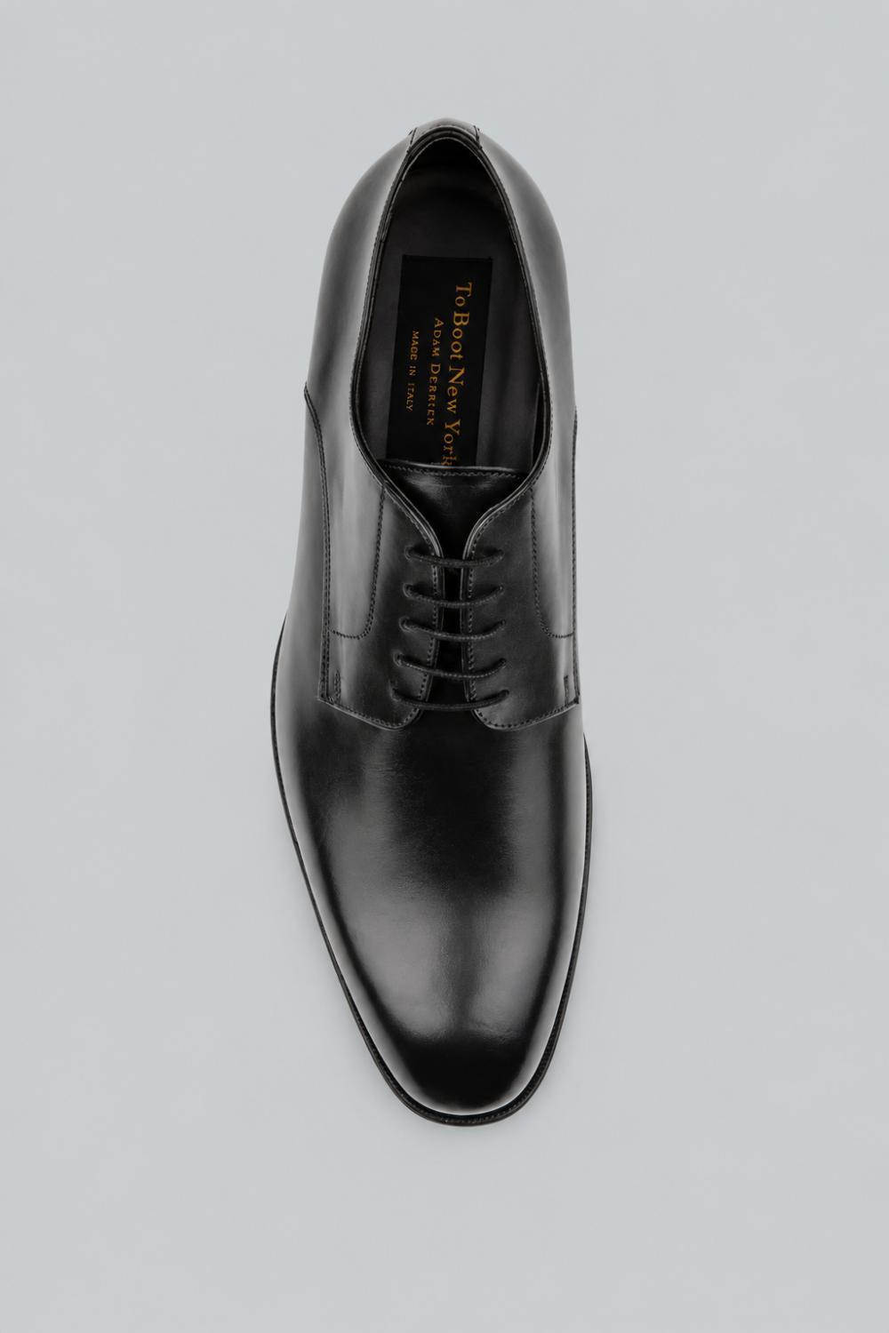 Men’s Davide Plain Toe Oxfords - Black - 10 - Oxford