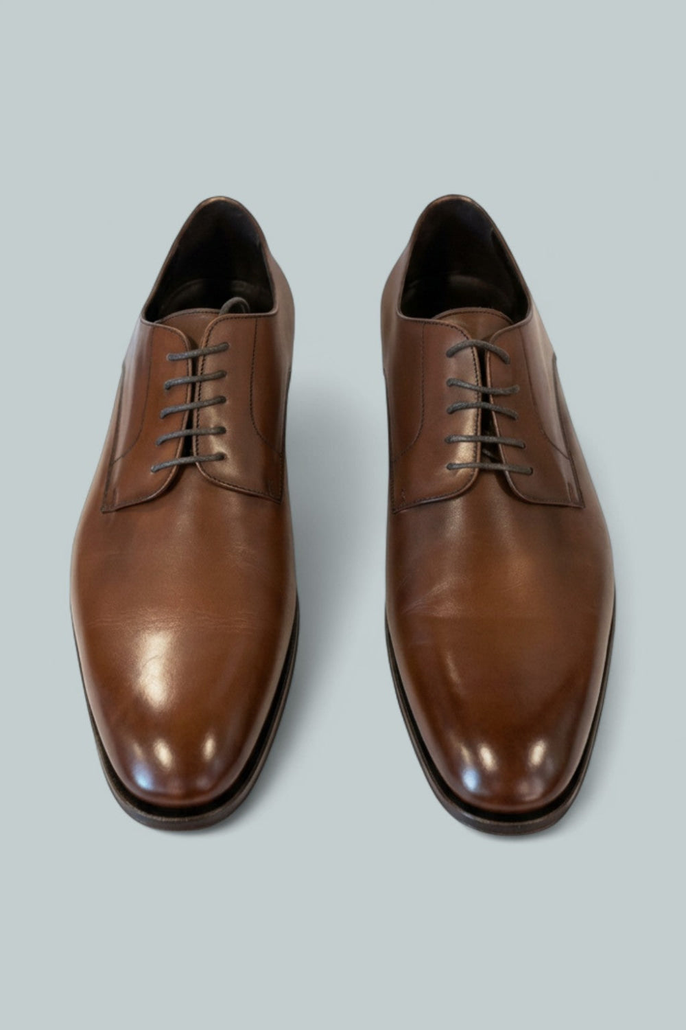 Men’s Davide Plain Toe Oxfords - Medium Brown - Oxford