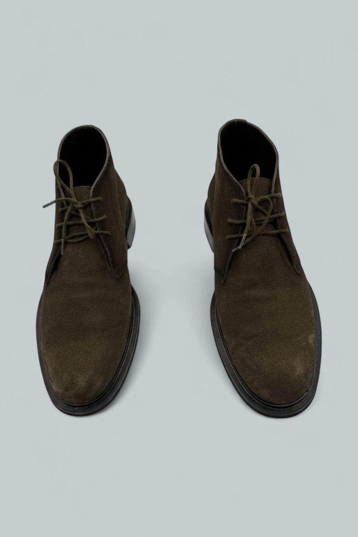 Men’s Deerskin Chukka Boots - Brown - Boots
