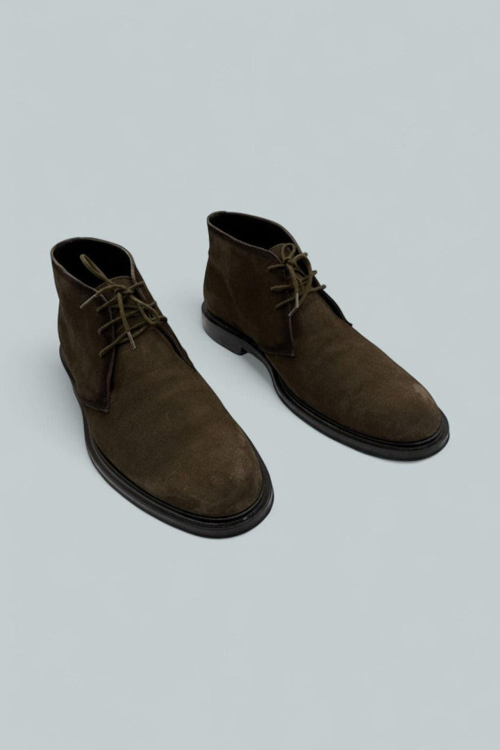 Men’s Deerskin Chukka Boots - Brown - Boots