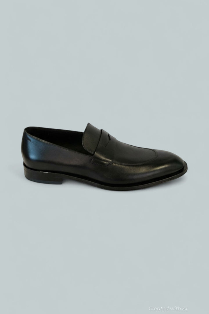 Men’s Derrek Penny Loafers - Black - Loafers