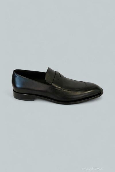 Men’s Derrek Penny Loafers - Black - Loafers