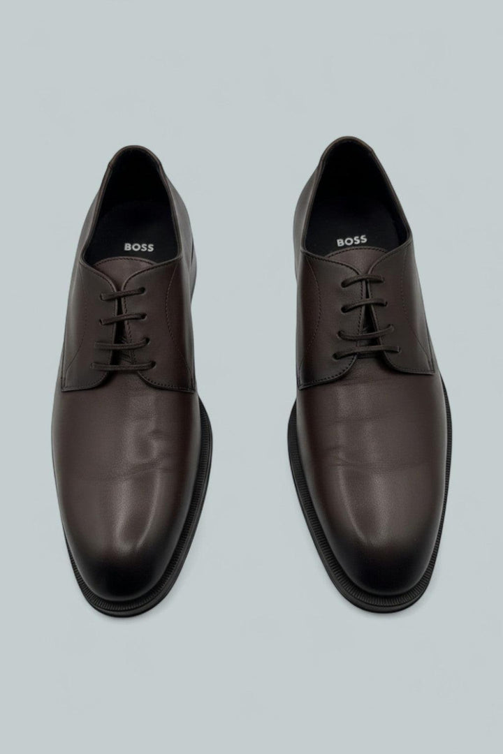 Men’s Derrek Plain Toe Oxfords - Dark Brown - 10.5 - Oxford
