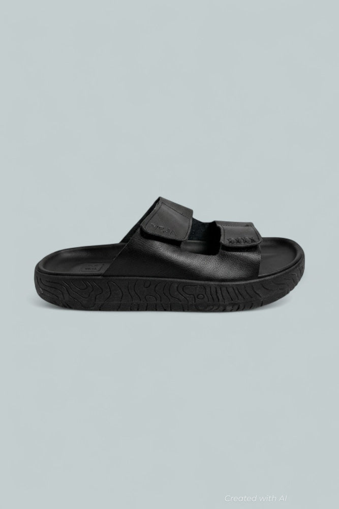 Men’s Etna Slide Sandals - Black - 11 - Sandals