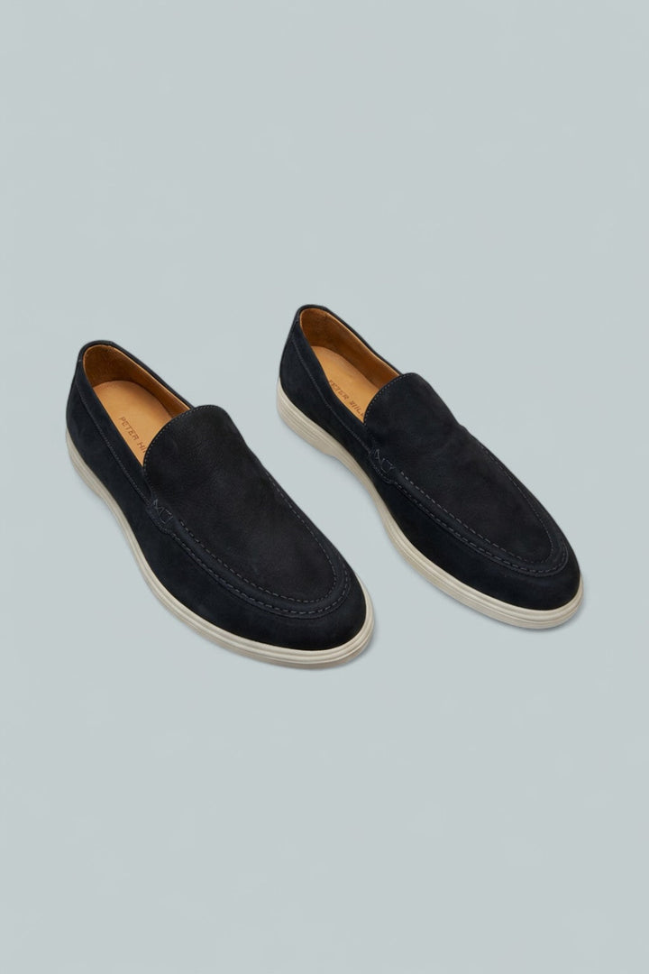 Men’s Excursionist Nubuck Venetian Loafers - Dark Navy - Loafers