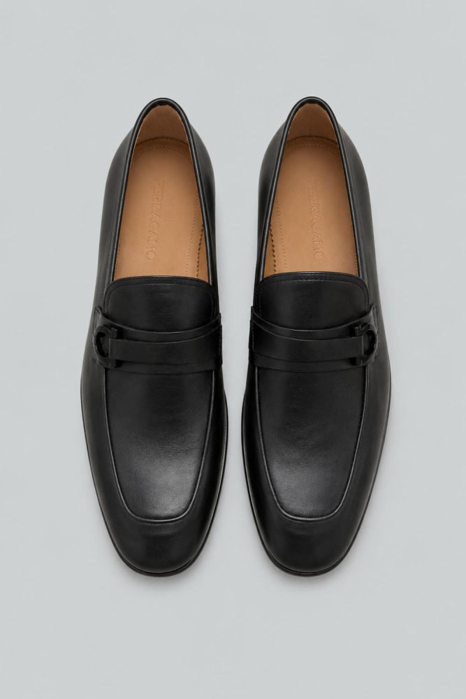 Men’s Florio Venice Soft Leather Loafers - Black - 10 - Loafers