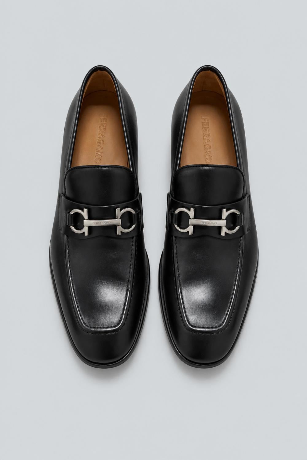 Men’s Foster Leather Loafers - Black - Loafers