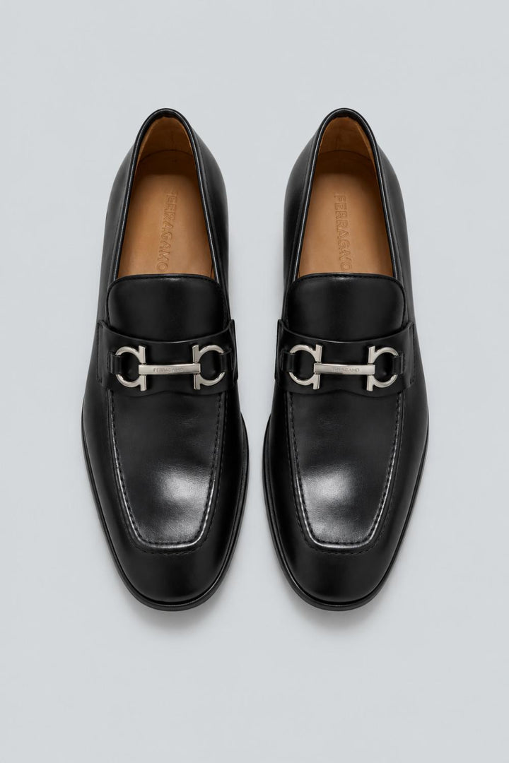 Men’s Foster Leather Loafers - Black - Loafers